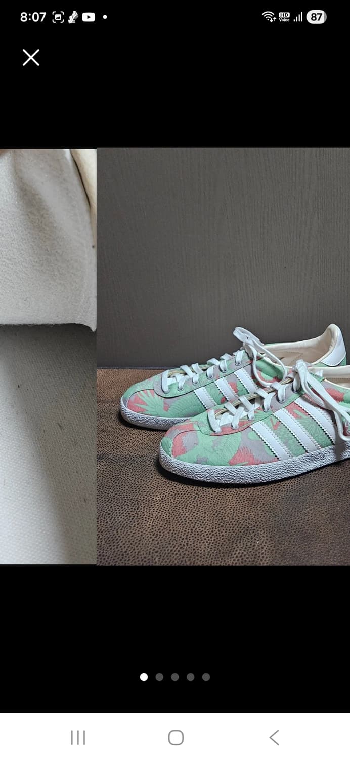 아디다스 플로럴패턴 가젤 240mm 상품이미지4