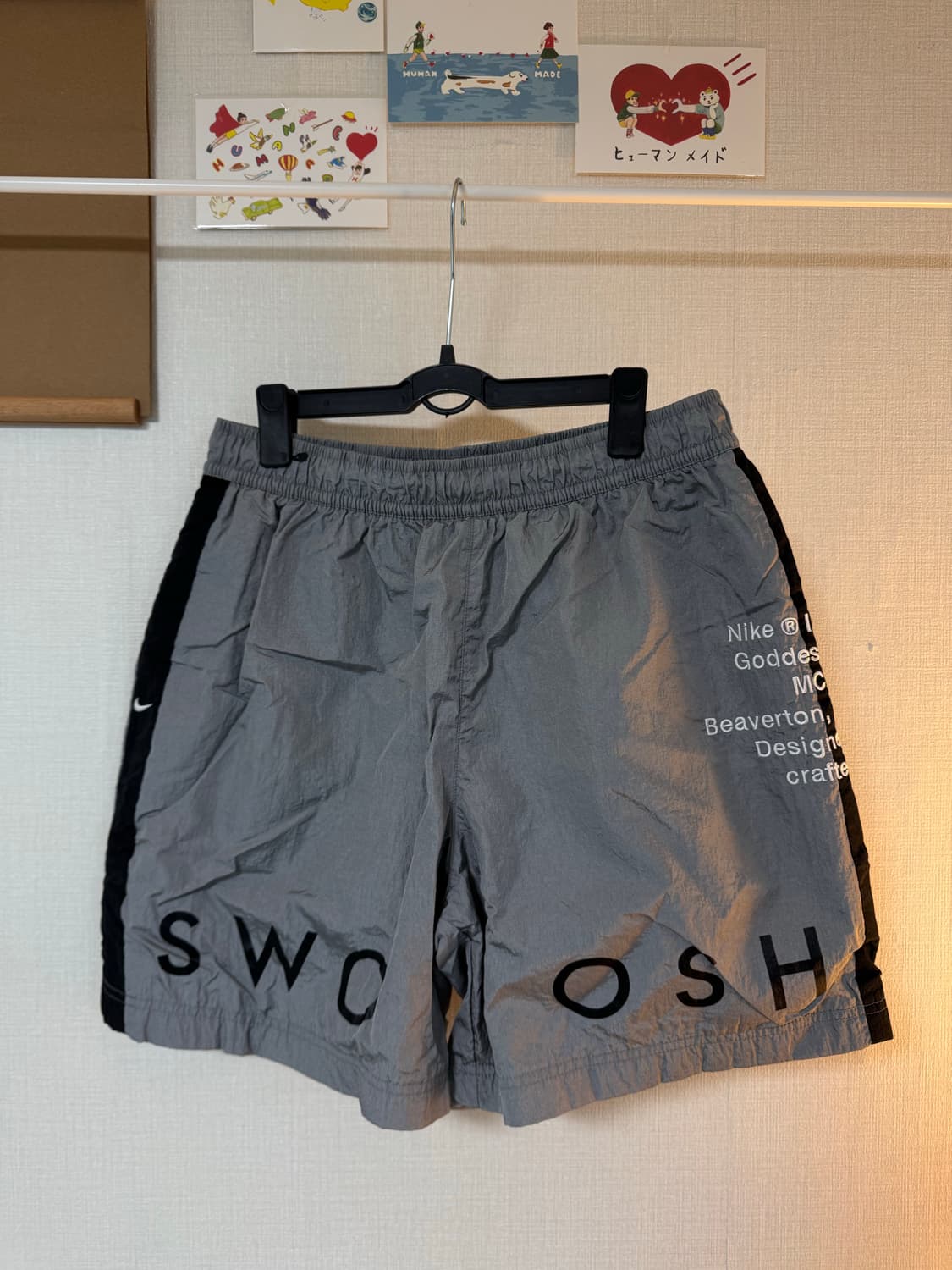 [XXL]나이키 우븐 밴딩 쇼츠 그레이 상품이미지1