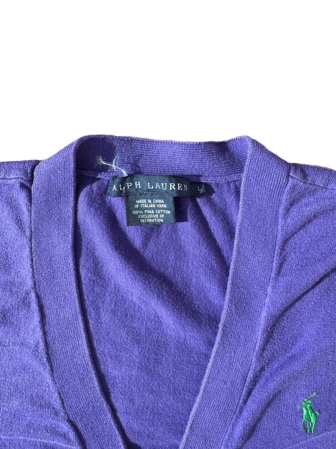 PRL cotton half cardigan 상품이미지4