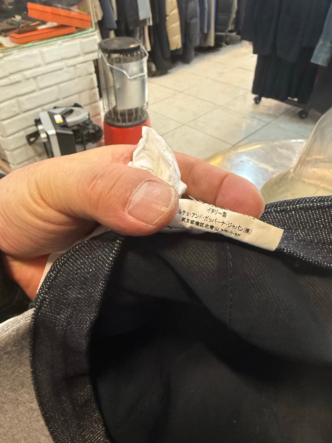 58 정품 돌체앤가바나  데님 볼캡 팝니다 상품이미지8