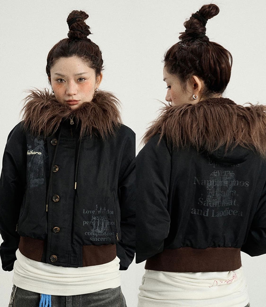 아치하라 숏점퍼 상품이미지2