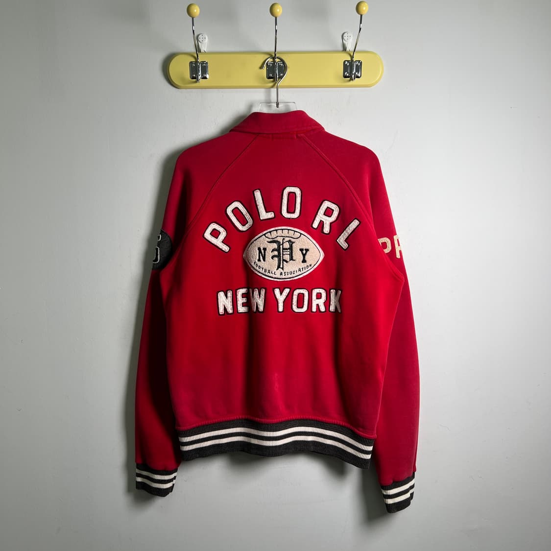 폴로 랄프로렌 인디언 뉴욕 코튼 바시티 자켓 M 상품이미지2