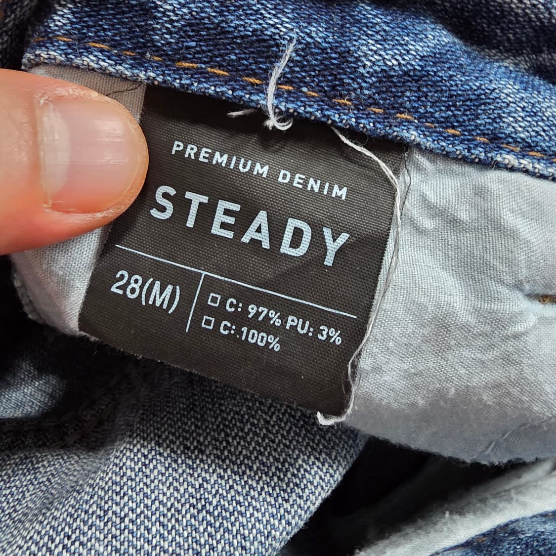 (M)여성 일자핏 데님 팬츠 상품이미지4