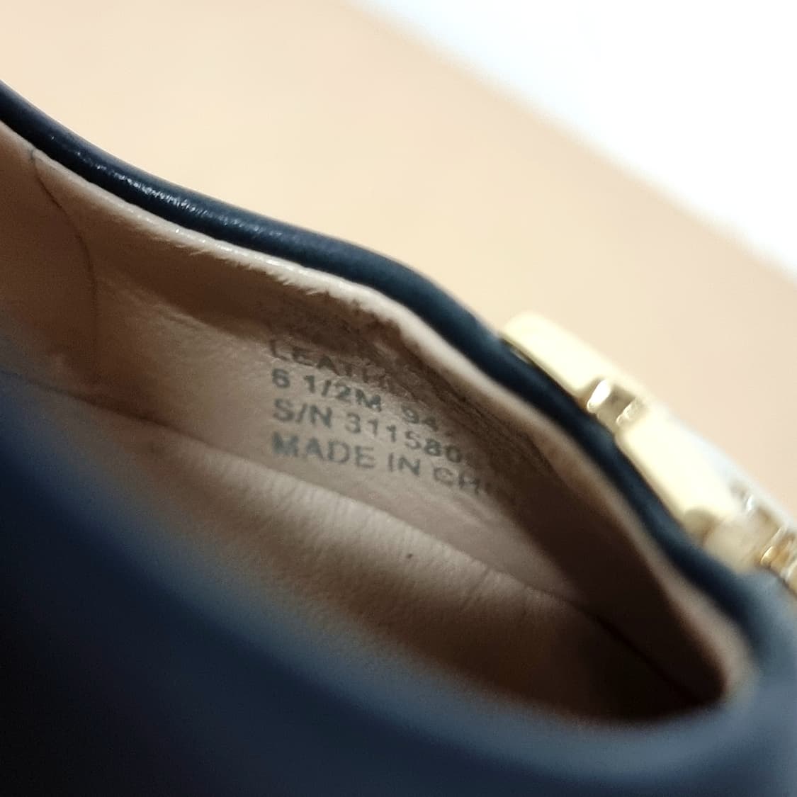 토리버치 가죽 레더 하이힐 펌프스 구두 슈즈 (6.5M/235) 상태최상 상품이미지7