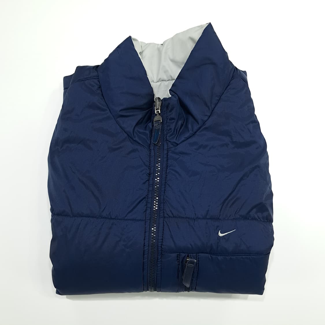 CN932 L 나이키 네이비 양면 패딩 조끼 베스트 상품이미지7