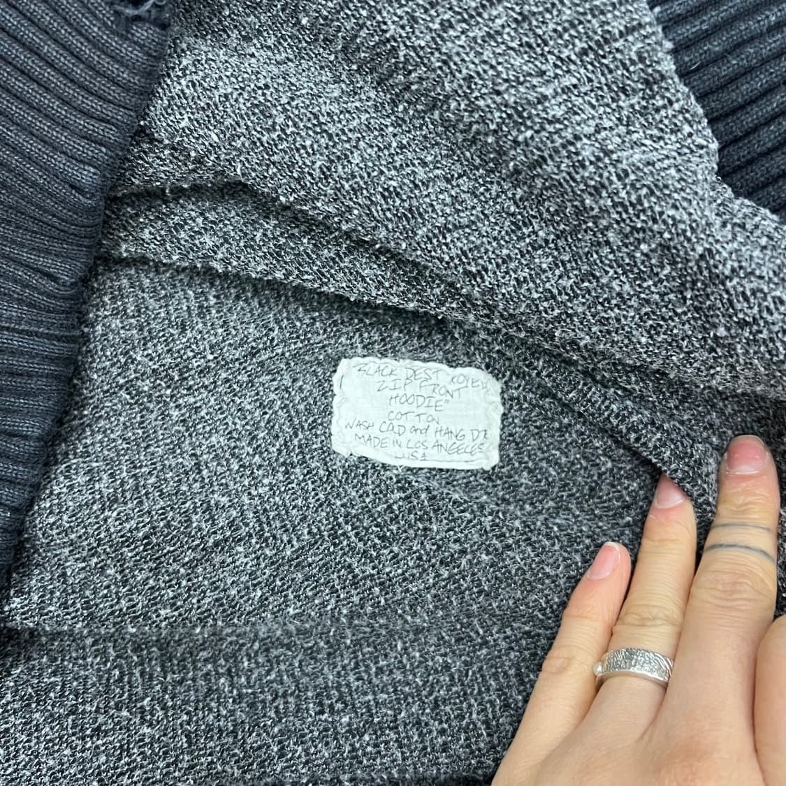 그렉로렌 데미지 후드집업 상품이미지3