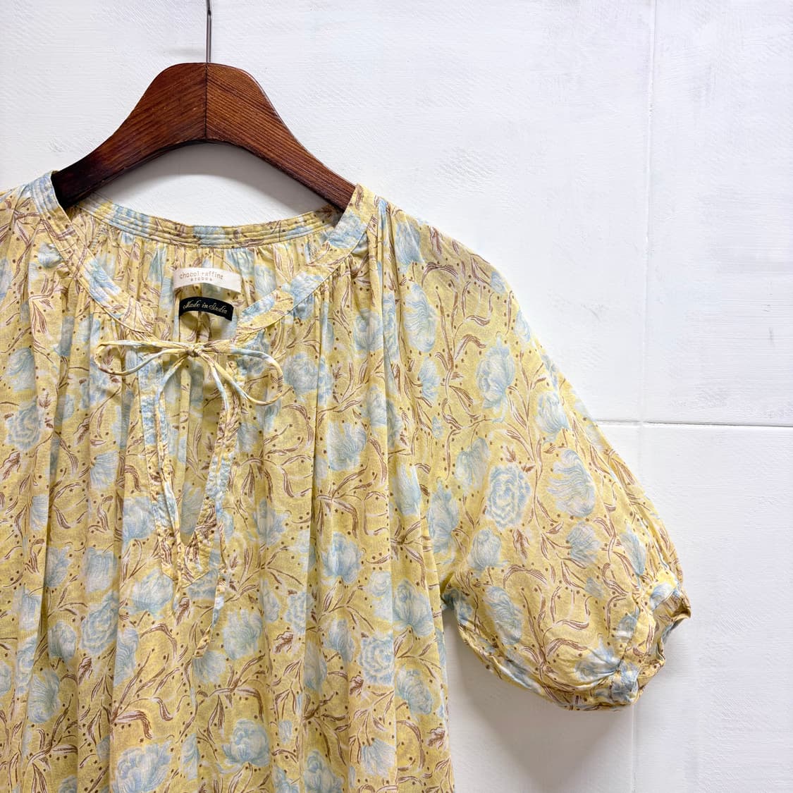 chocol raffine robe 플라워 리본 모리걸 롱 블라우스 JP 상품이미지2