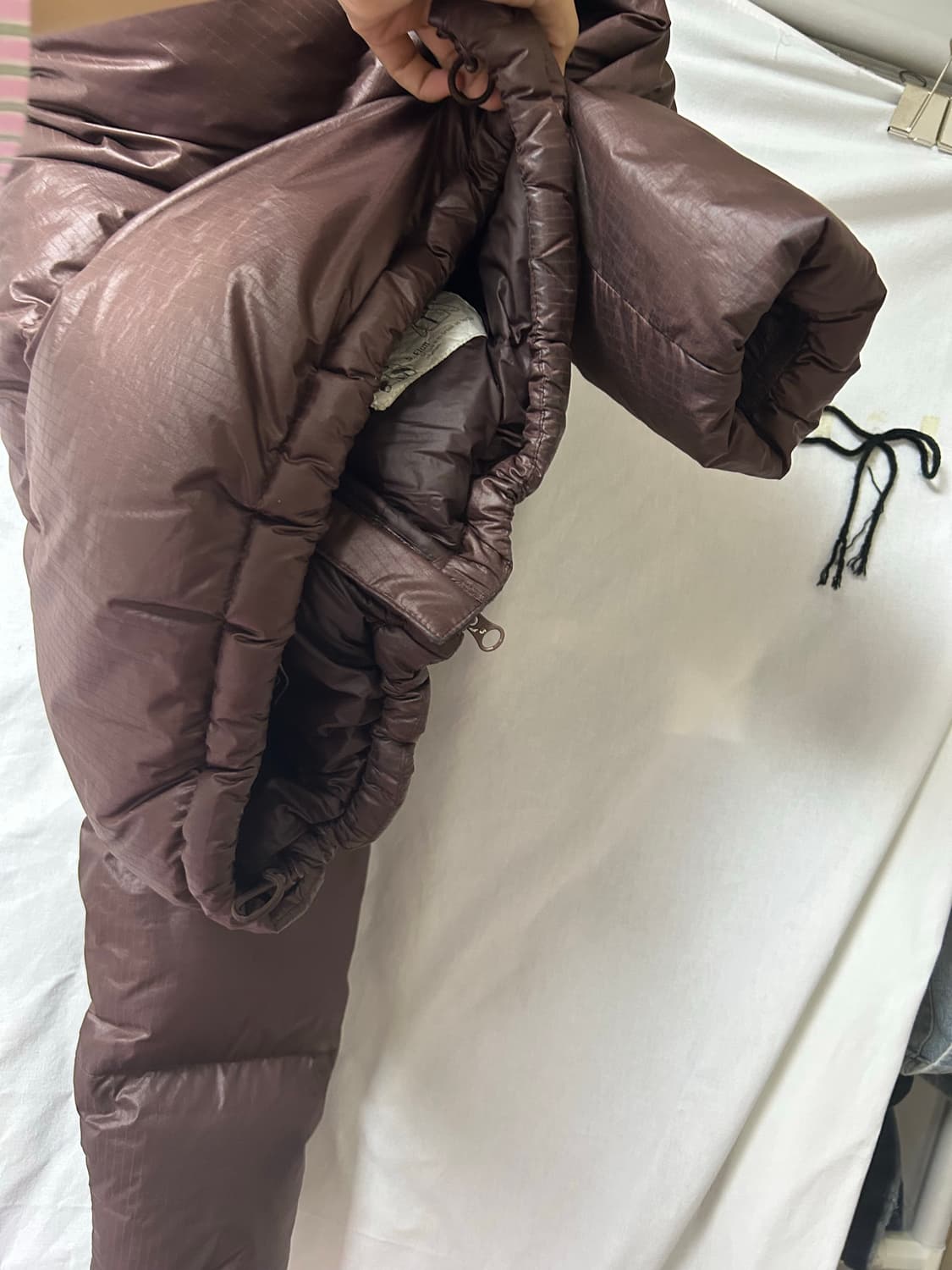 더 노스 페이스 화이트 라벨 노벨티 눕시 다 운 재킷 코코아 브라운 W 상품이미지5