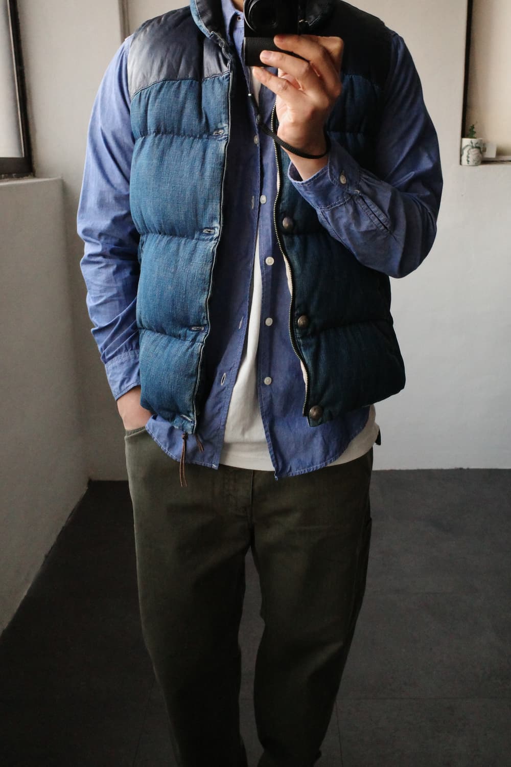 레미릴리프 x 빔즈 플러스 데님 베스트 상품이미지2