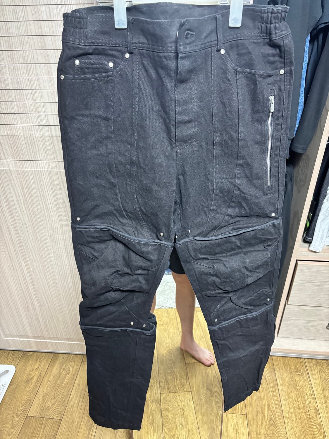 FAR FROM WHAT 패널 카고 팬츠 (초기 드롭 M) 상품이미지4