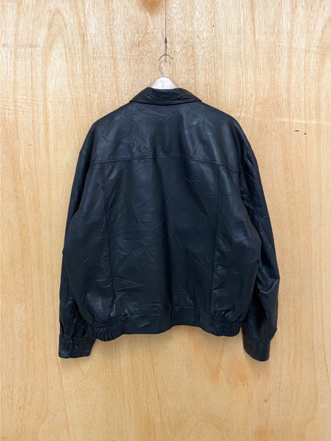 VTG leather bomber jacket 핀터레스트 레더 자켓 상품이미지3