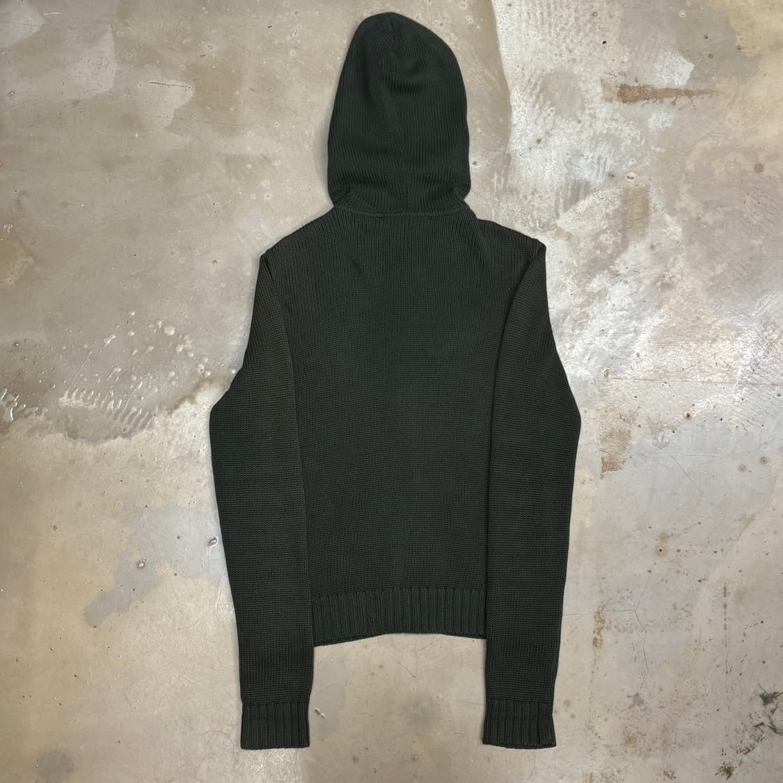 S 랄프로렌 카키 코튼 니트집업 상품이미지3