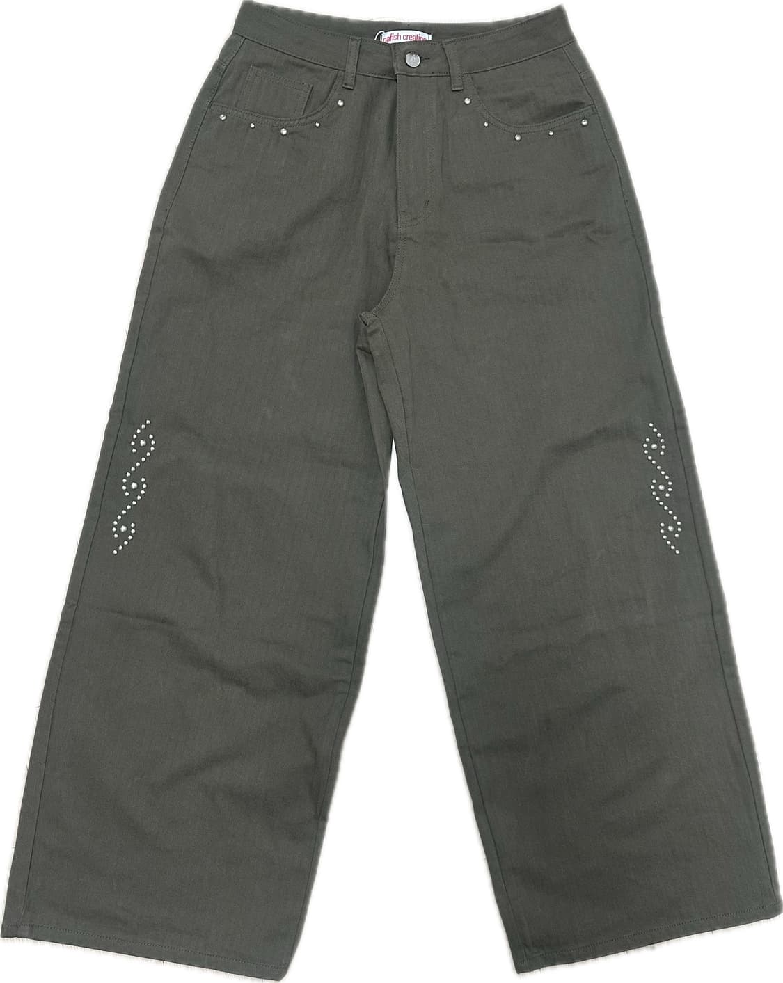 오피쉬 바지 카키브라웅 상품이미지1