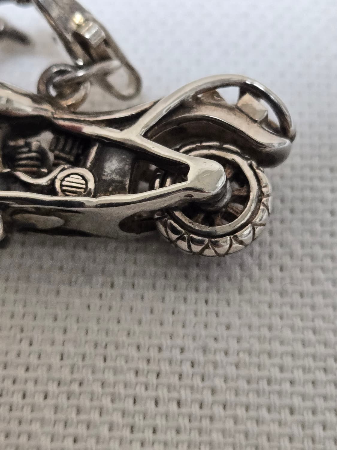 925 실버 빈티지 바이크 펜던트 / 미니 모터사이클 참 상품이미지4