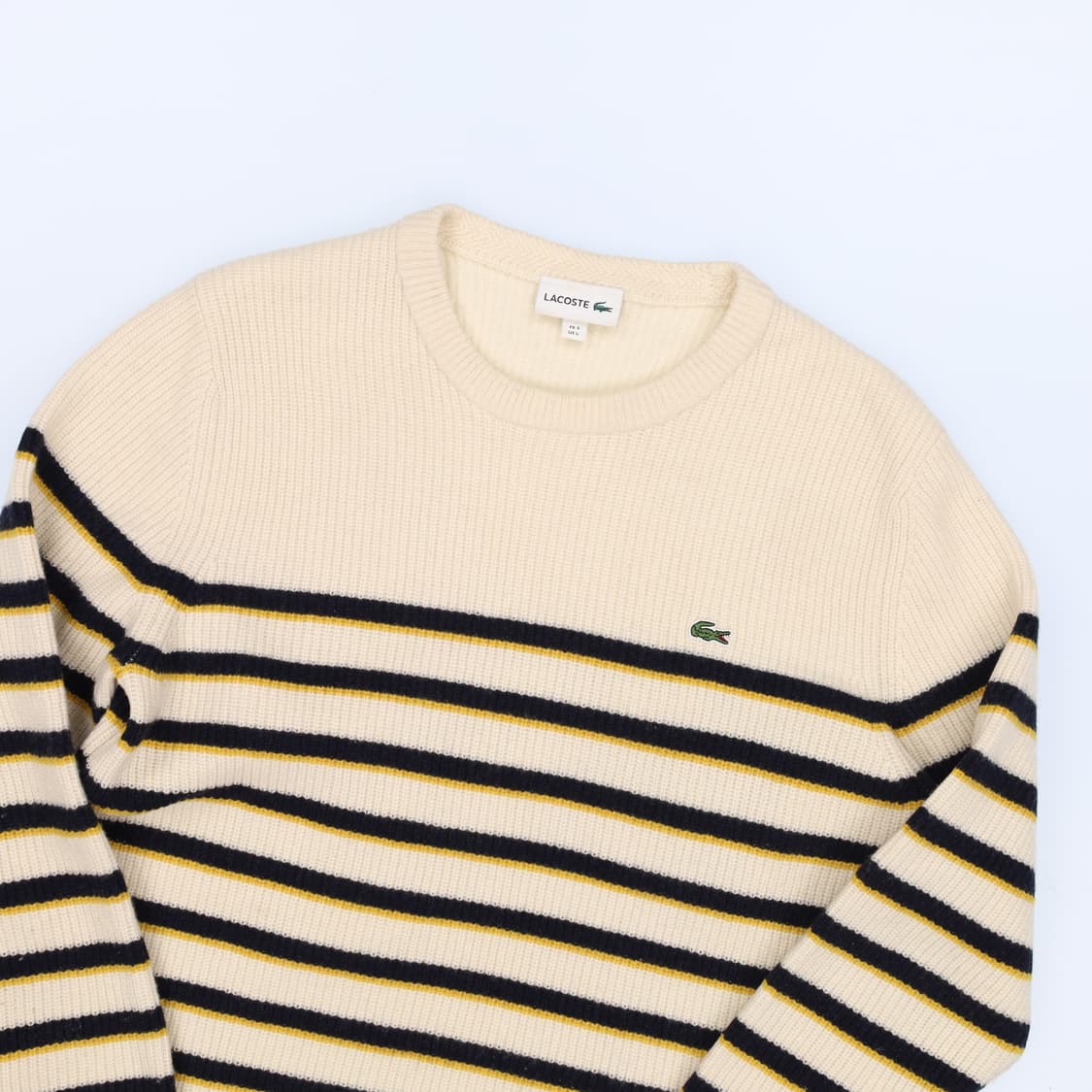 105 라코스테 스트라이프 풀오버 니트 스웨터 4173 상품이미지3