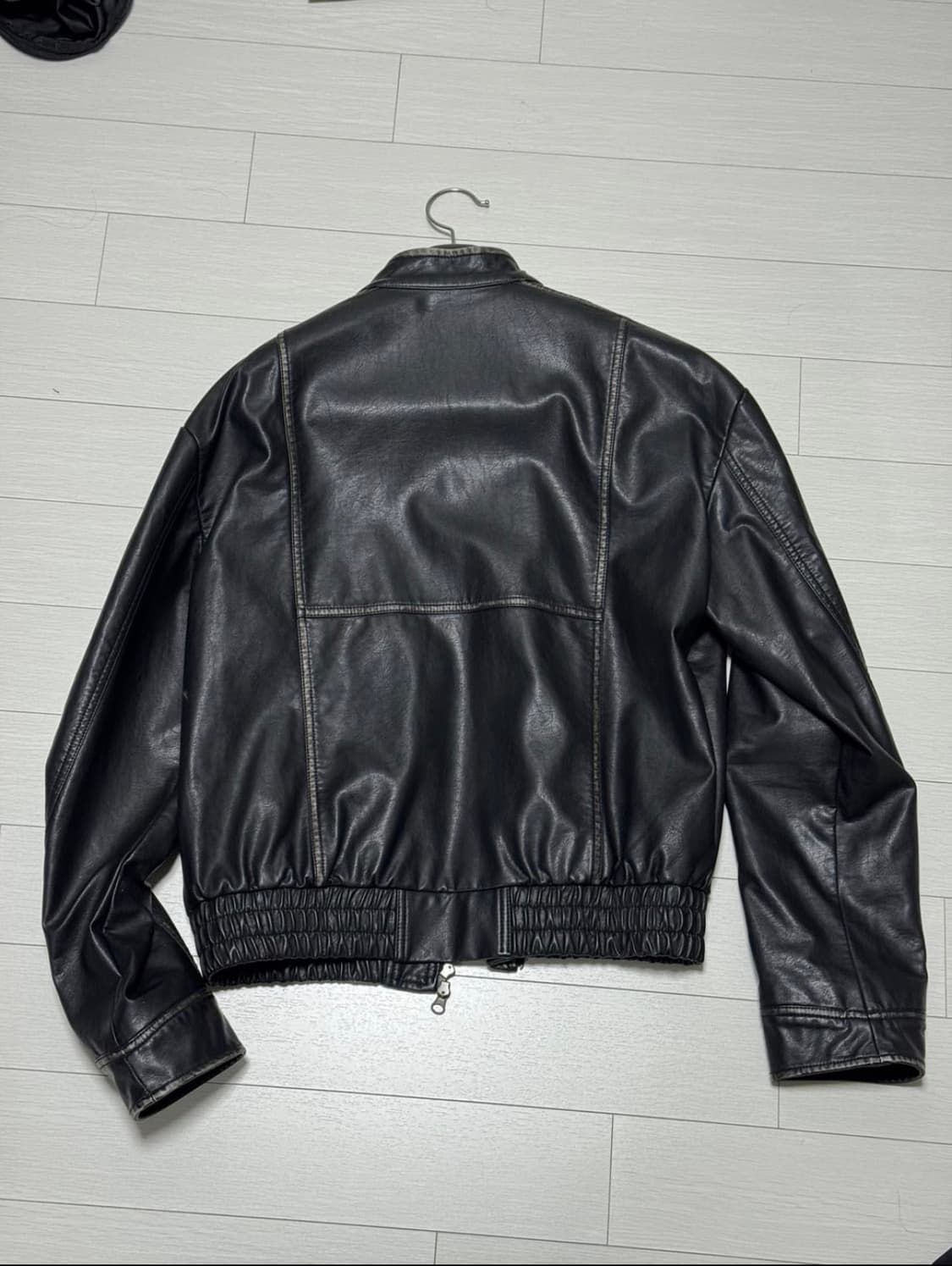 로파이 비건레더 자켓 상품이미지3