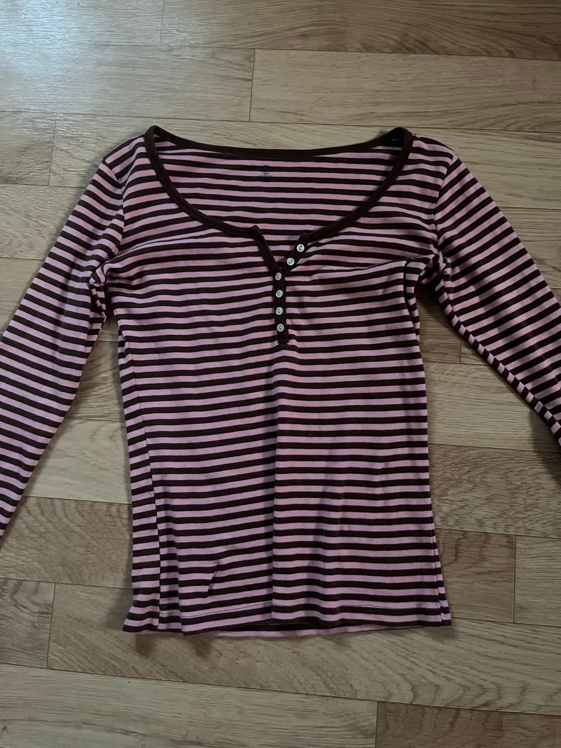 S 브랜디 멜빌 스트라이프 긴팔 셔츠 상품이미지3