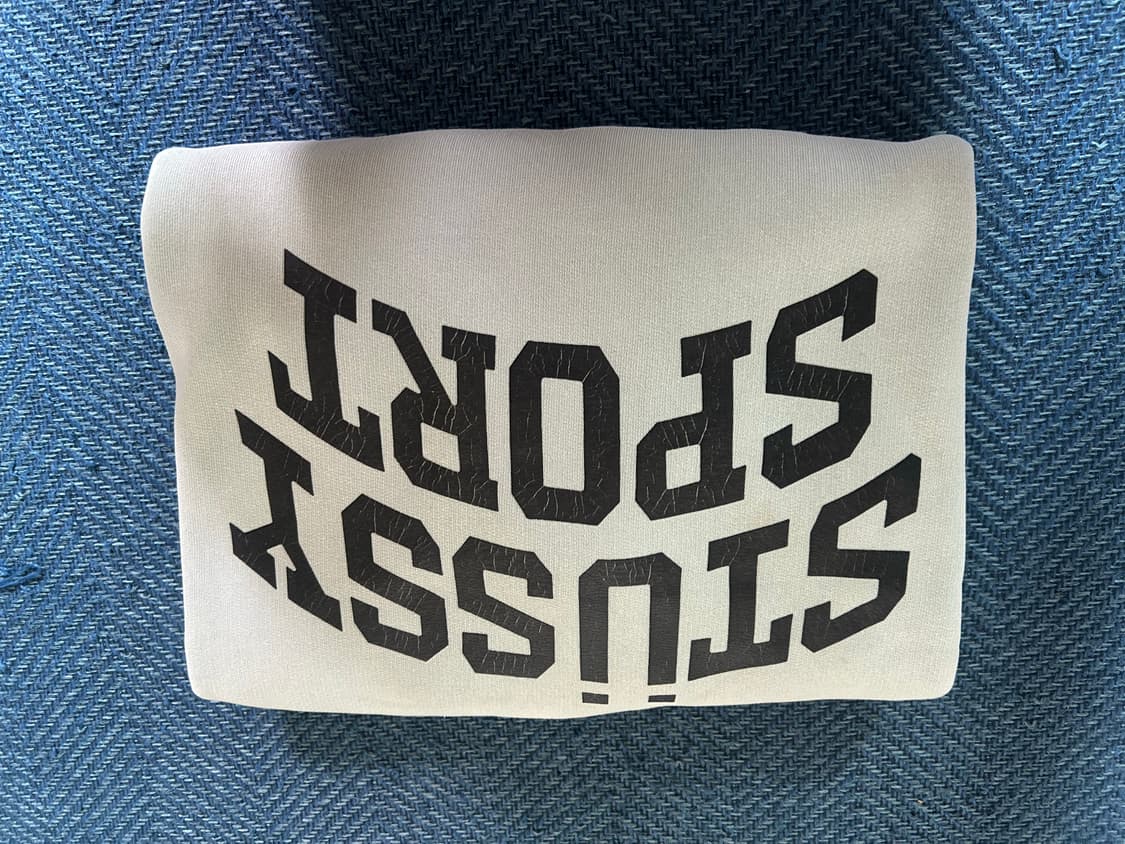 스투시 빅 크랙클 스포츠 맨투맨 상품이미지4