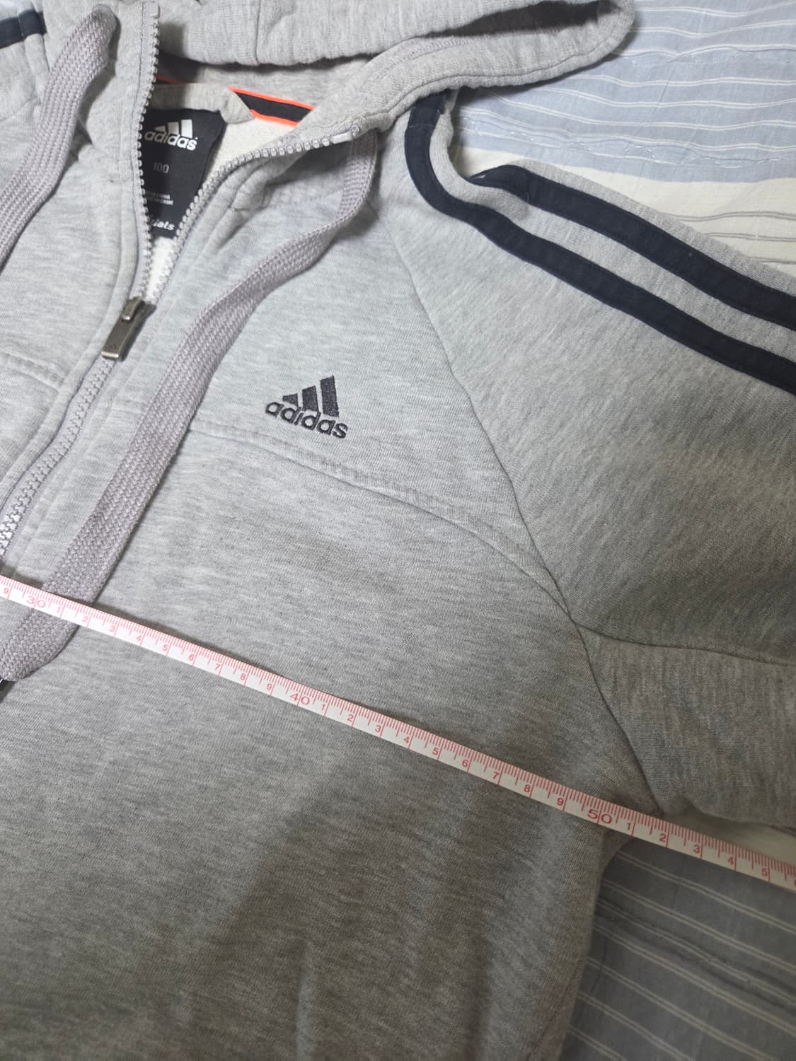 아디다스 그레이후드집업 상품이미지4