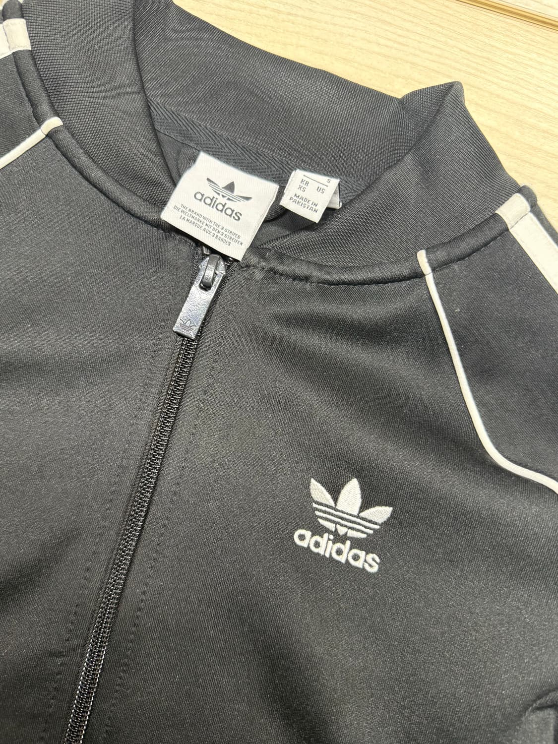 아디다스 슈퍼스타 트랙탑 블랙 xs 상품이미지3