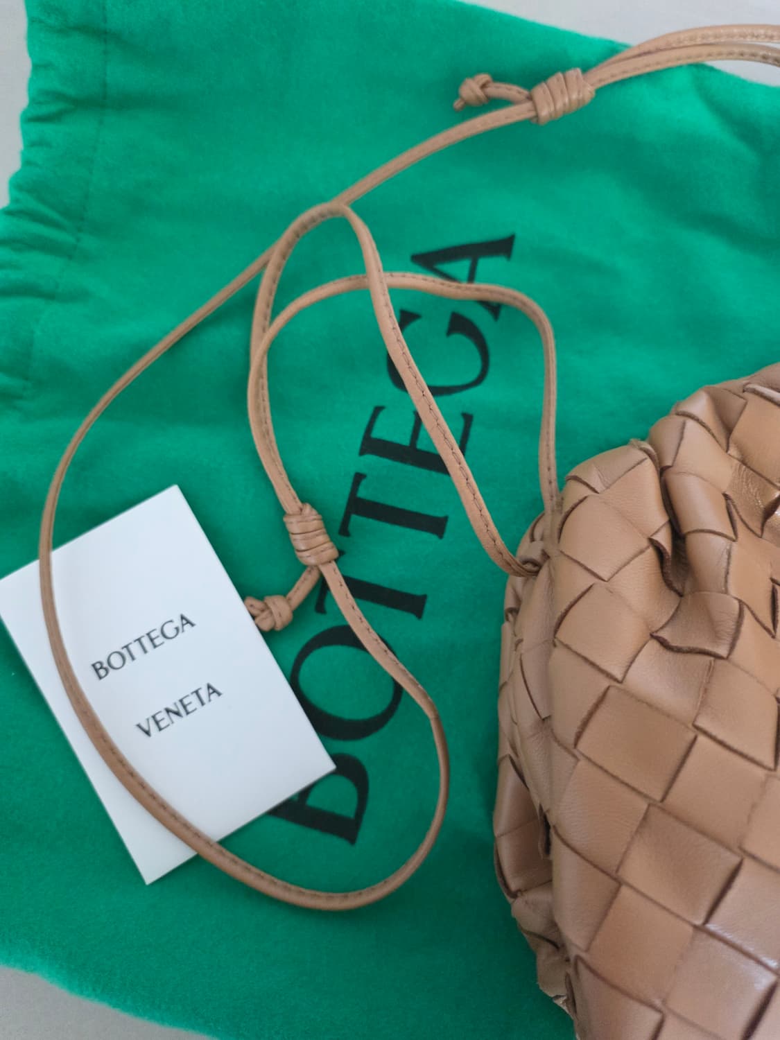 정품 보테가베네타 만두백 카멜 상품이미지6