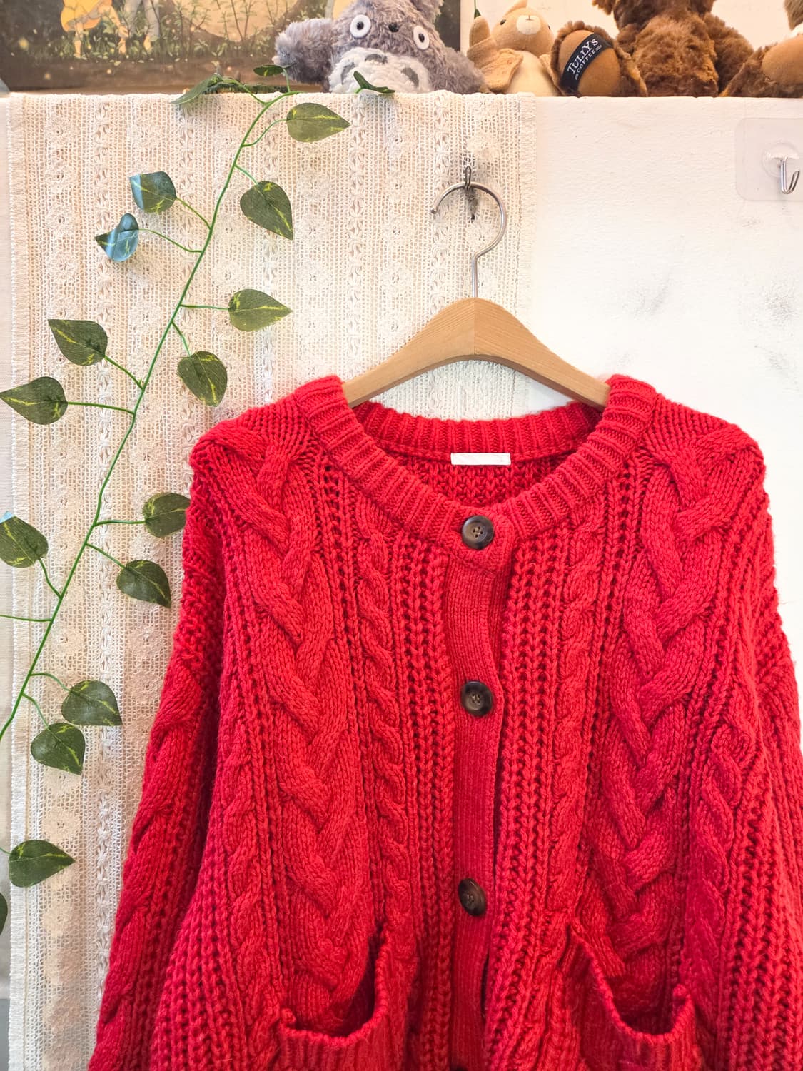 레드 포켓 아방핏 가디건 상품이미지2