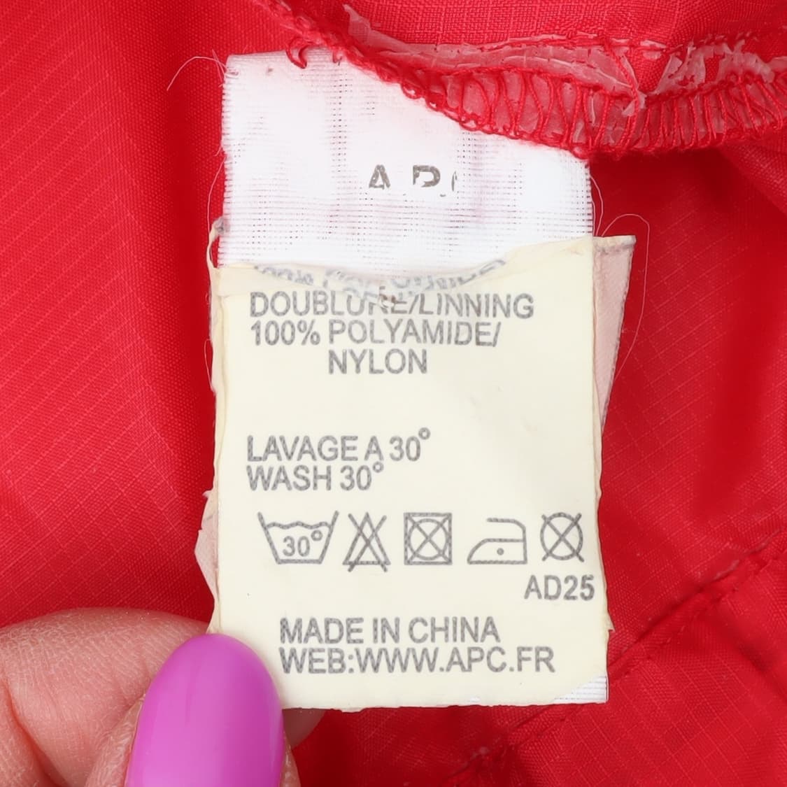 아페쎄 x kway 까웨 윈드브레이커 자켓 상품이미지9