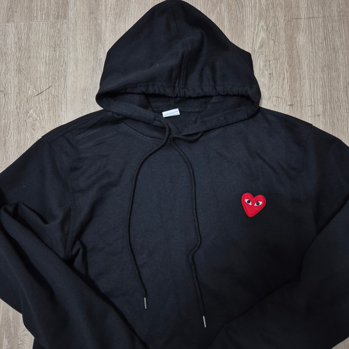 꼼데가르송 레드하트 후드티 L(100) 상품이미지2