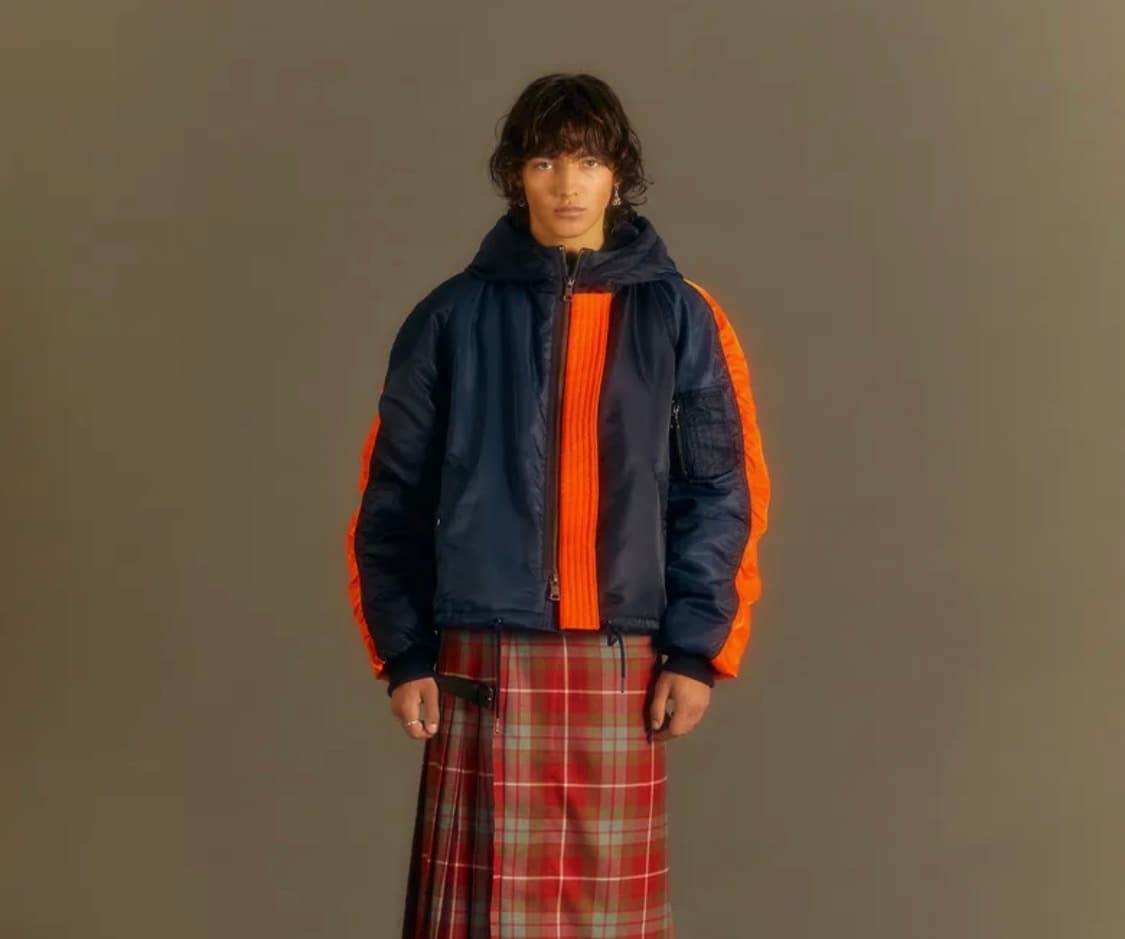 [엔더슨벨] N2B 봄버 재킷 (NAVY) 상품이미지1