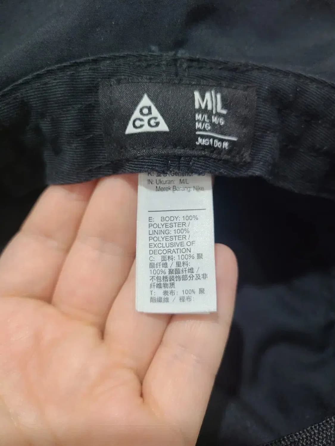 나이키 ACG 버킷햇 블랙 상품이미지7