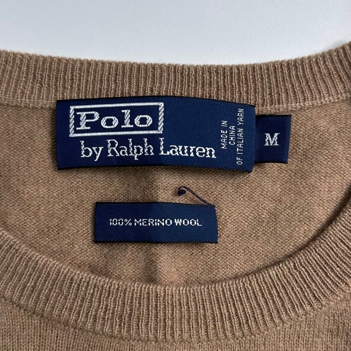 폴로 랄프로렌 베이지 울 니트   상품이미지5