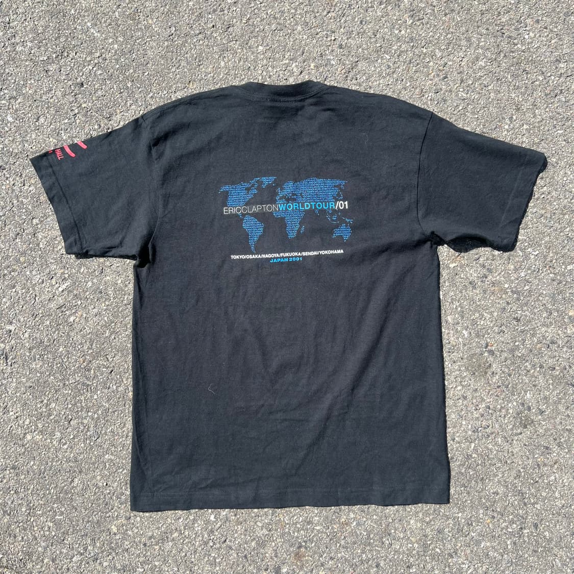 2001 에릭 클랩튼 렙타일 재팬 투어 티셔츠 상품이미지5