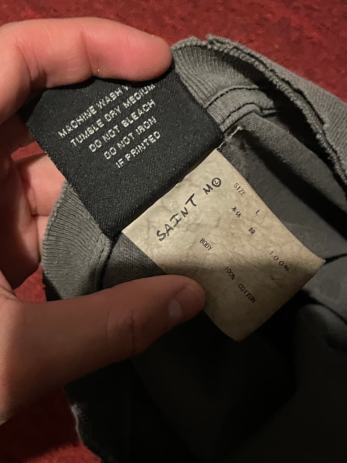 L) 세인트미카엘 나인인치네일스 오마주 sin 롱슬리브 상품이미지4