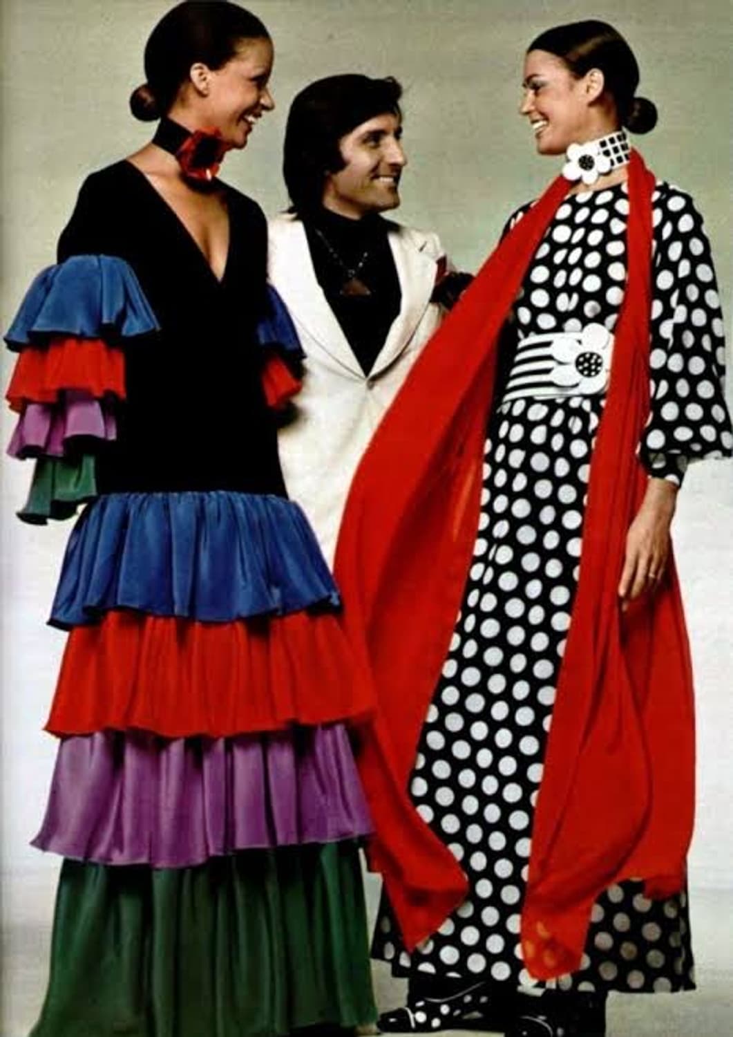 1970s Ungaro 웅가로 빈티지 울 페플럼 가디건 상품이미지9