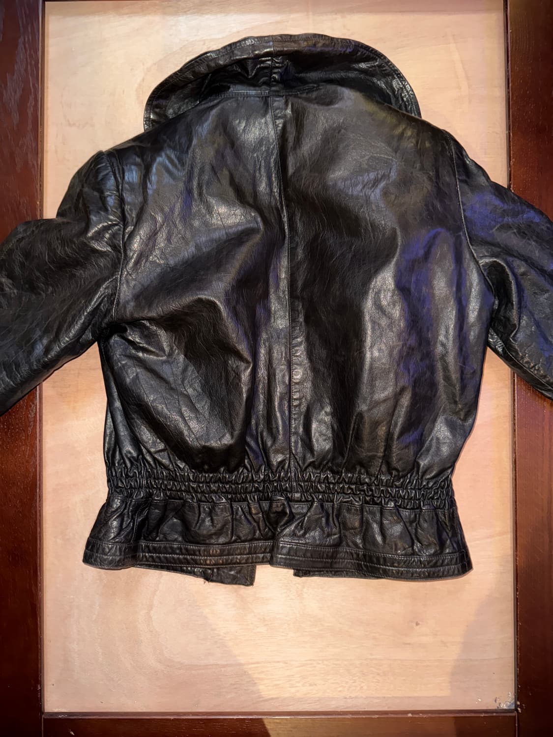 80s Mani by giorgio armani leather jacke 상품이미지4