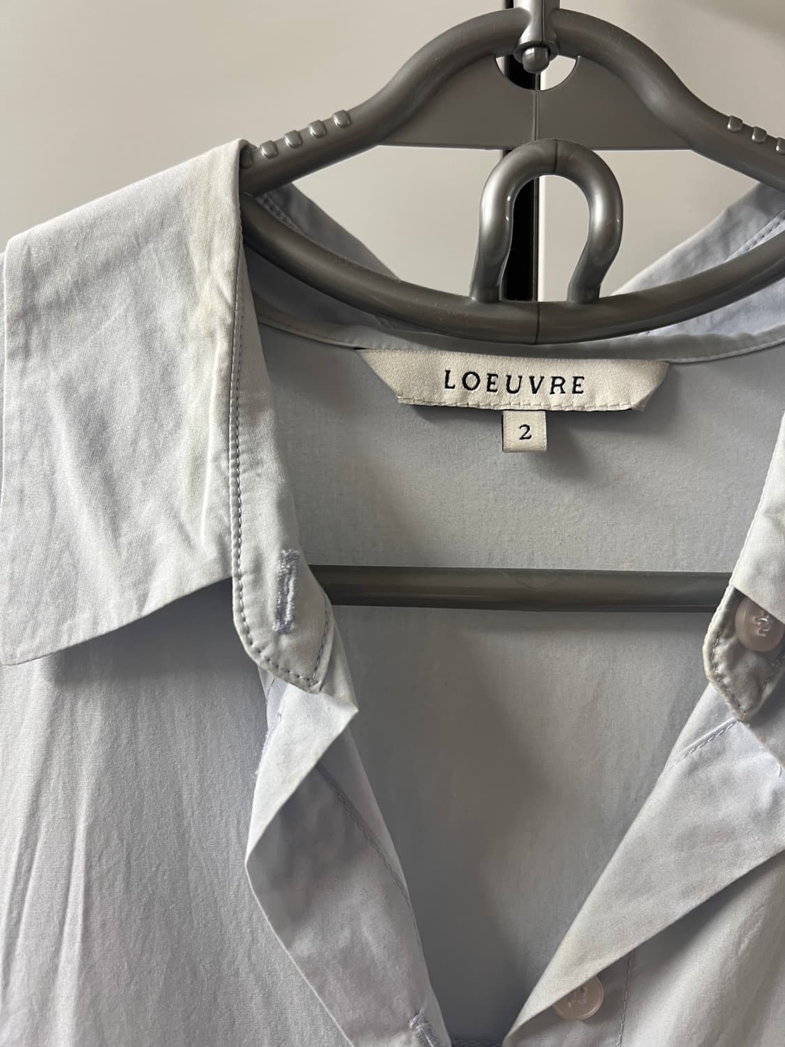 루에브르 셔츠 레이어드 원피스 상품이미지8