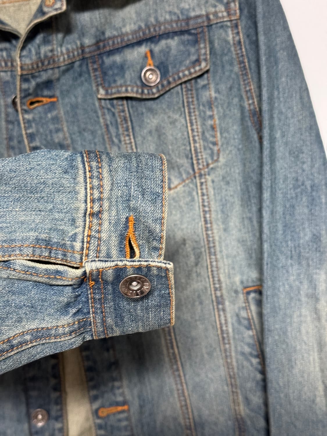 일본 Nylaus Jeans 청자켓 100 사이즈 상품이미지3