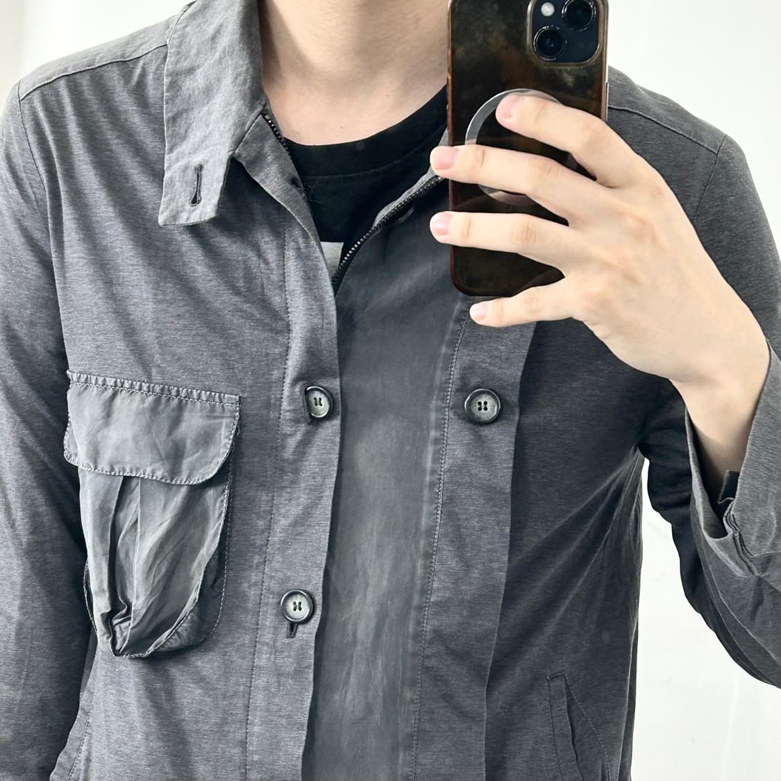 우영미 아카이브 하이넥 자켓 상품이미지3