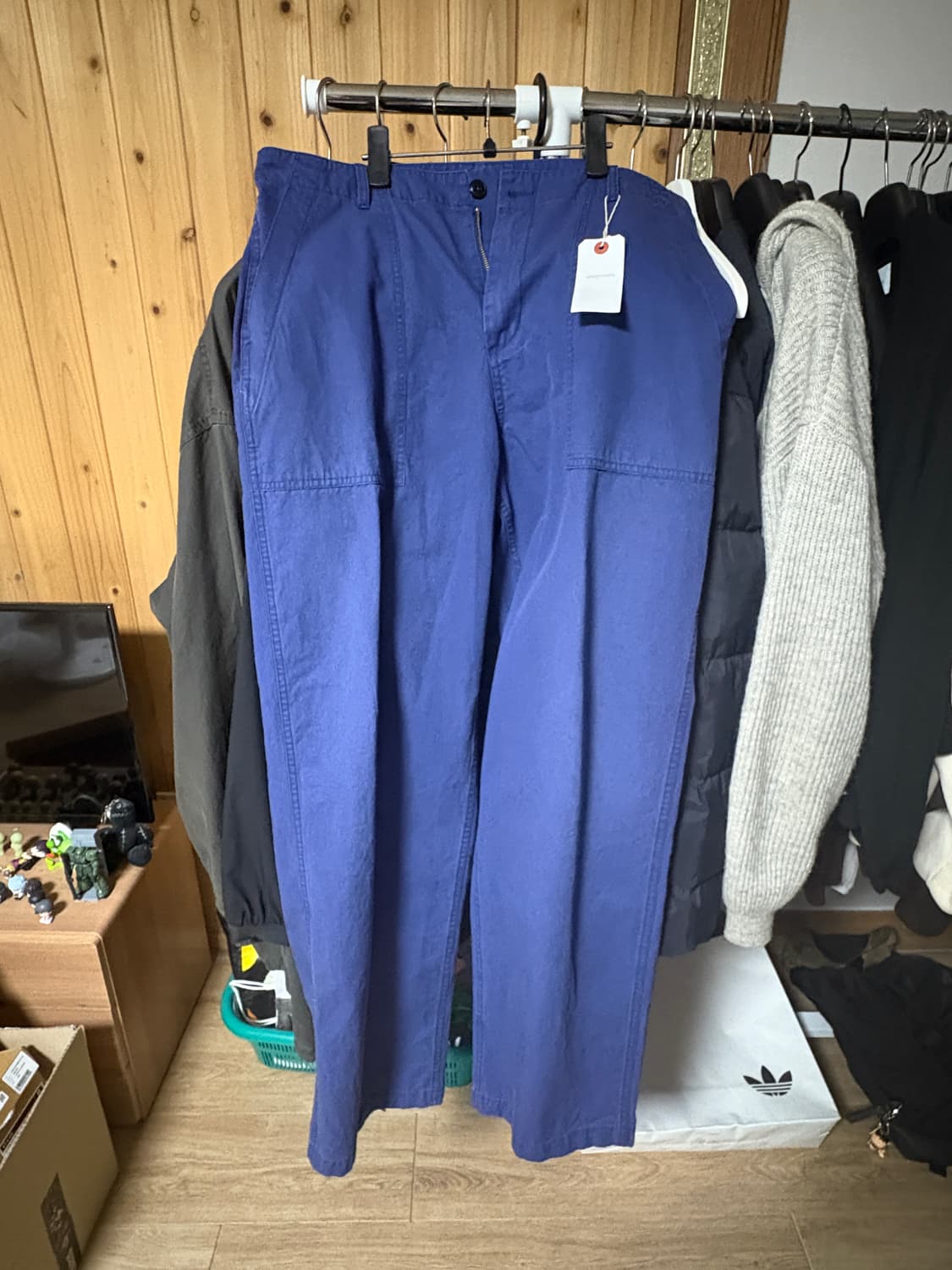 에브리원 라이트웨이트 트윌팬츠 페이드드 블루 - 3size 상품이미지4