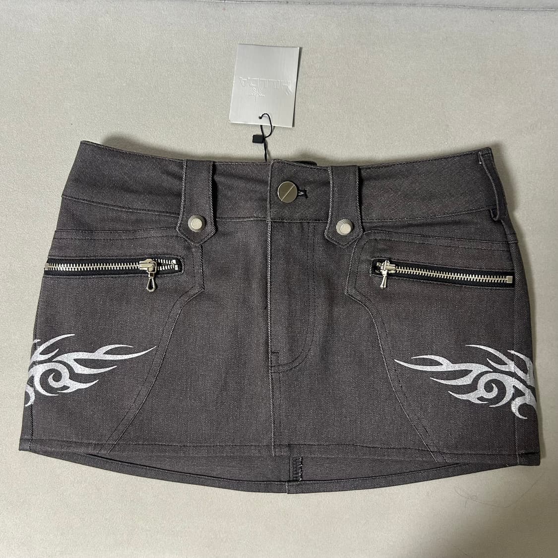 힐다 메탈릭 미니 스커트 25fw HILLDA 상품이미지1