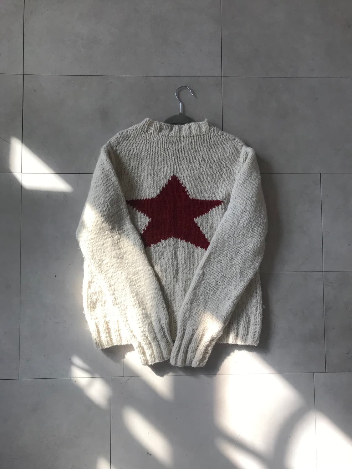 빈티지 스타 부클 니트 상품이미지8