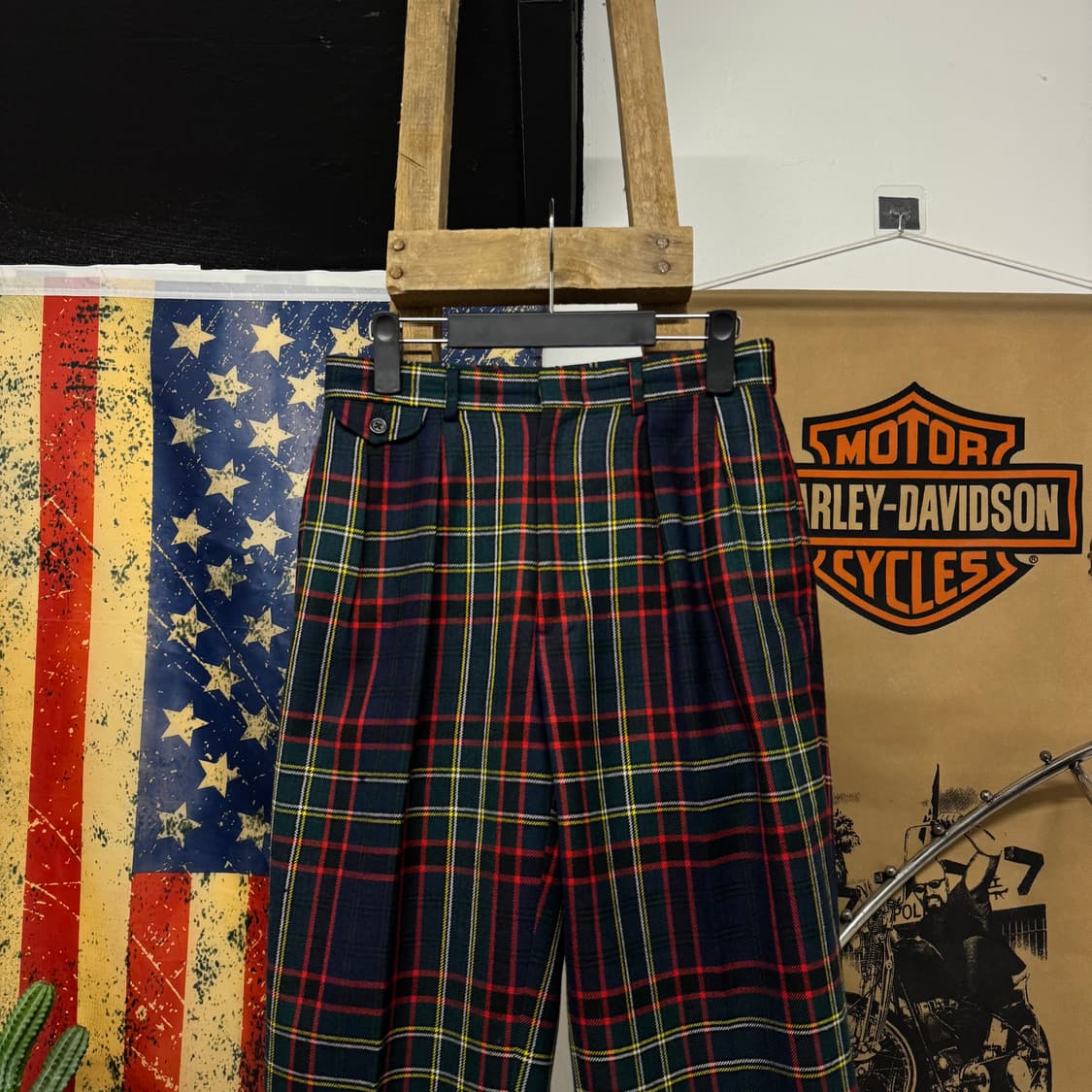 90s 폴로 랄프로렌 프레피 체크 트라우저 슬랙스 팬츠 N308 상품이미지3