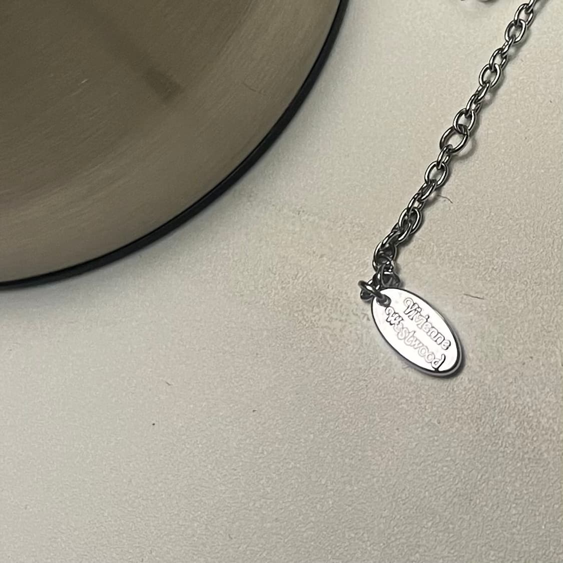 비비안웨스트우드 디아망떼 화이트 목걸이 상품이미지5