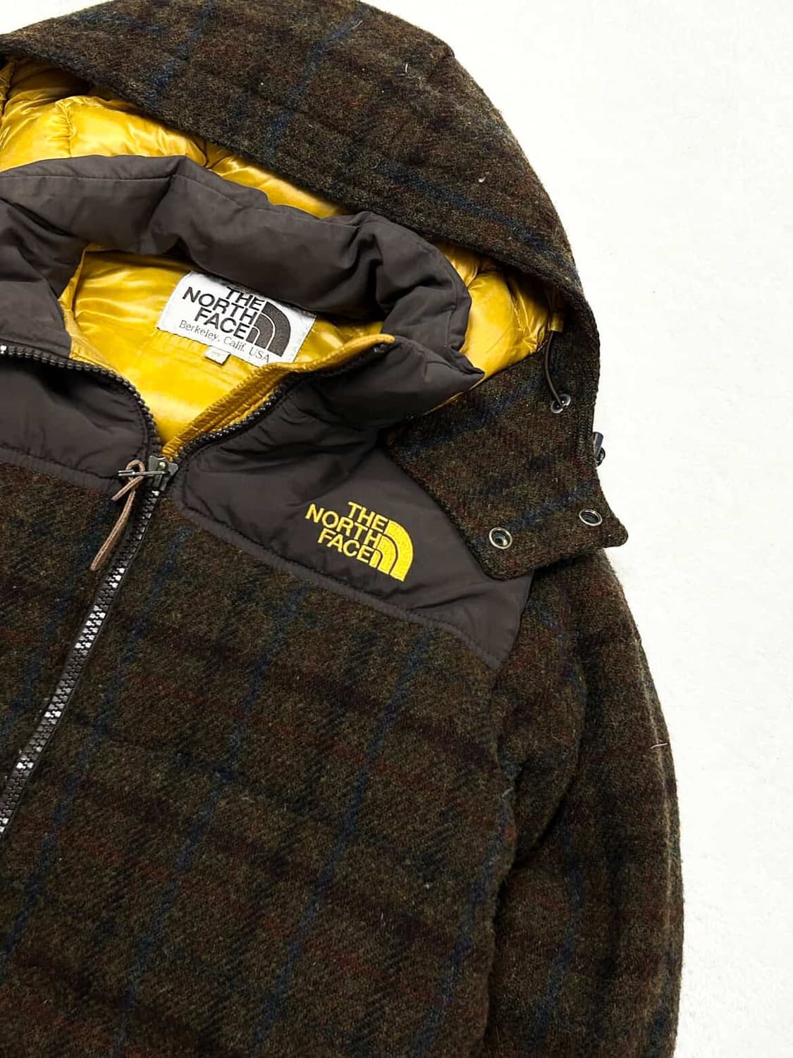 노스페이스 해리스트위드 브라운 체크패딩 상품이미지7