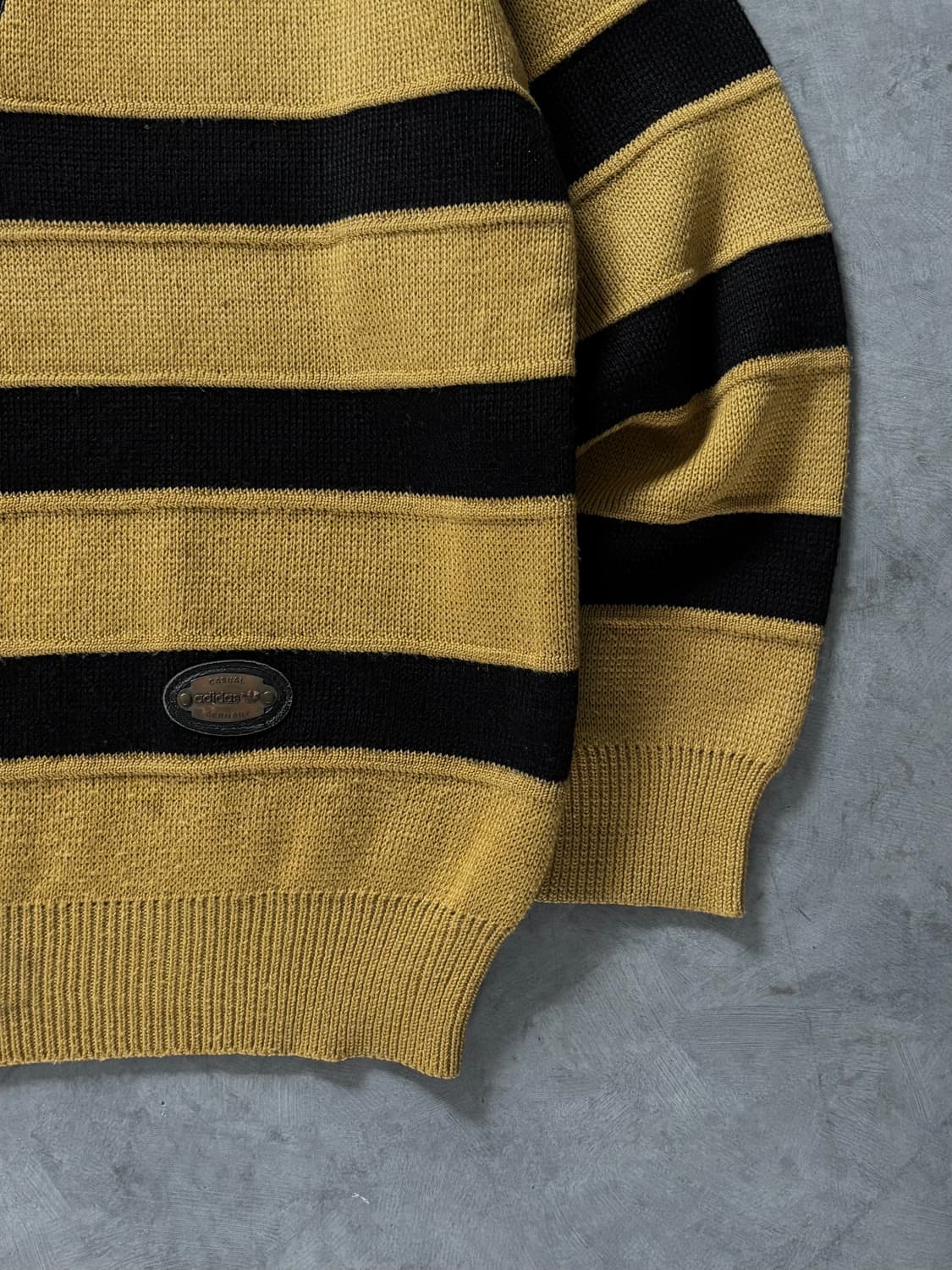 Adidas 아디다스 레더 스트라이프 울 니트 상품이미지4