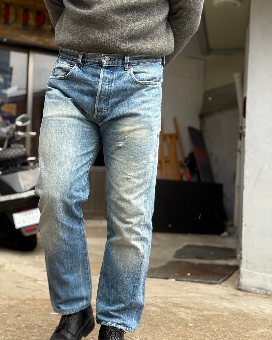 LVC 66501 스트레이트 핏 데님 팬츠 34 상품이미지9