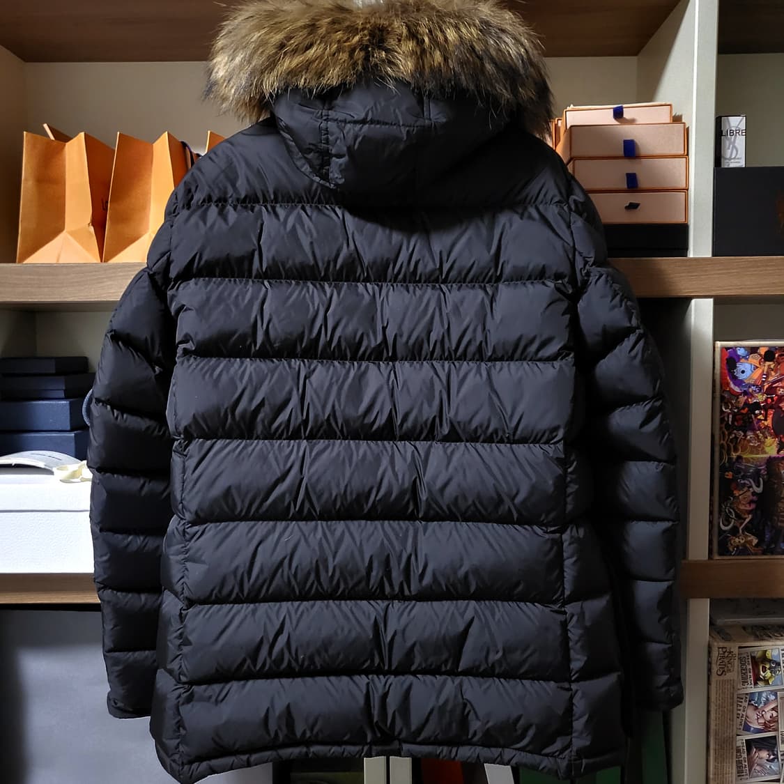 [새상품급/백화점판]20FW 몽클레어 클루니 롱 다운 패딩 4사이즈 블랙 상품이미지2