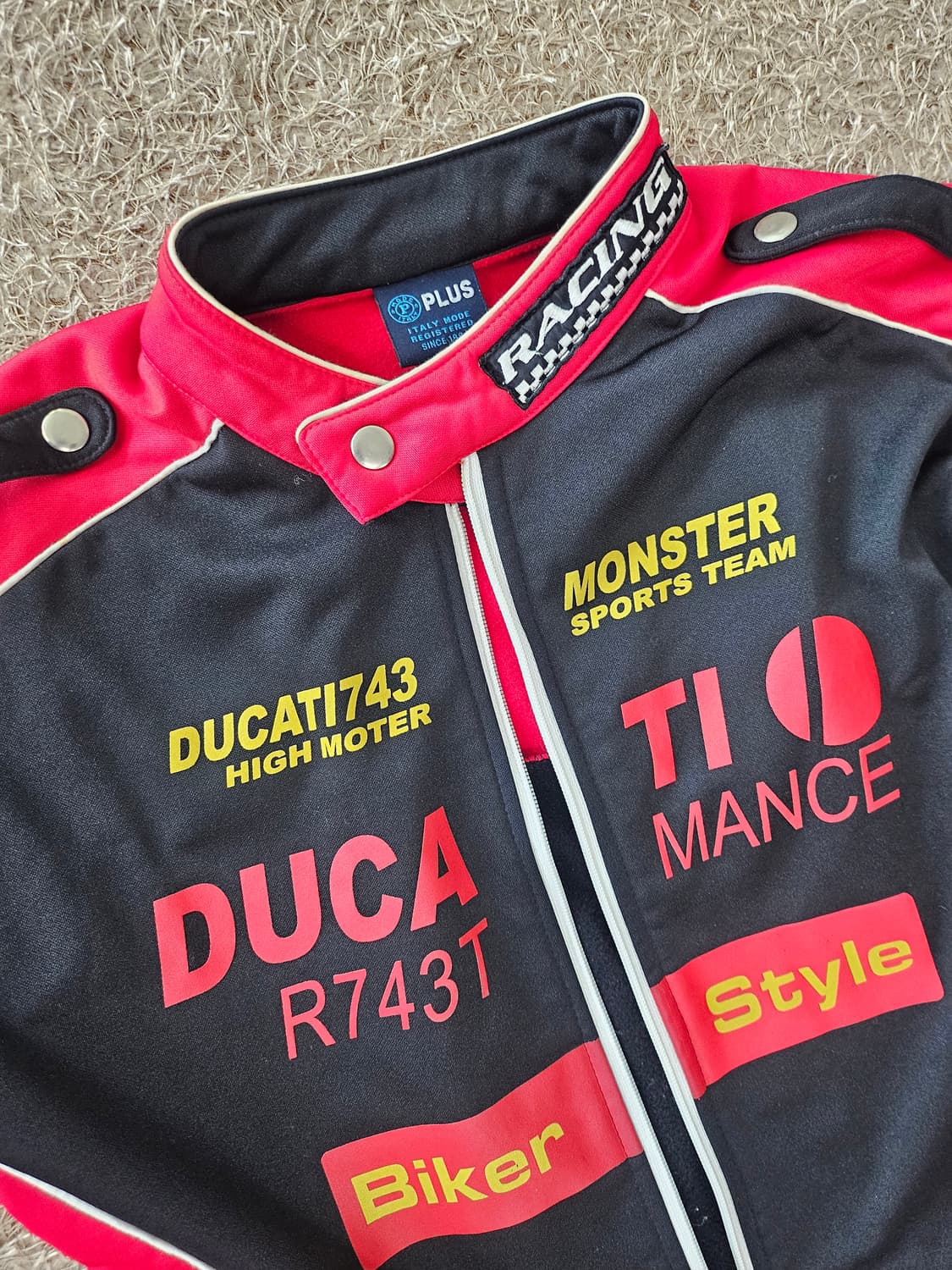 일본(L-95)두가티 빈티지 바이크 라이딩 자켓  상품이미지3