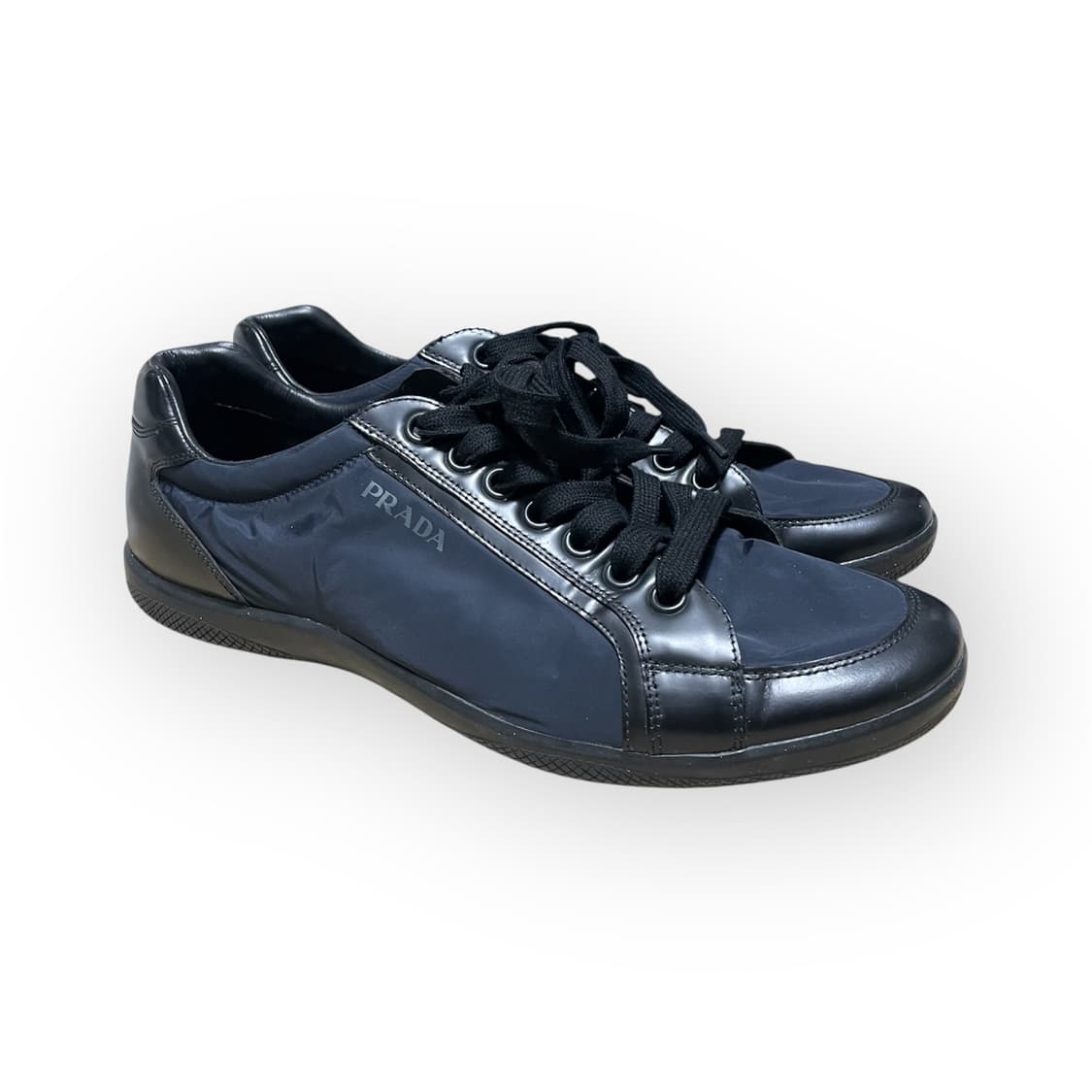 285~290) 프라다 스포츠 레더 나일론 로고 스니커즈 상품이미지2