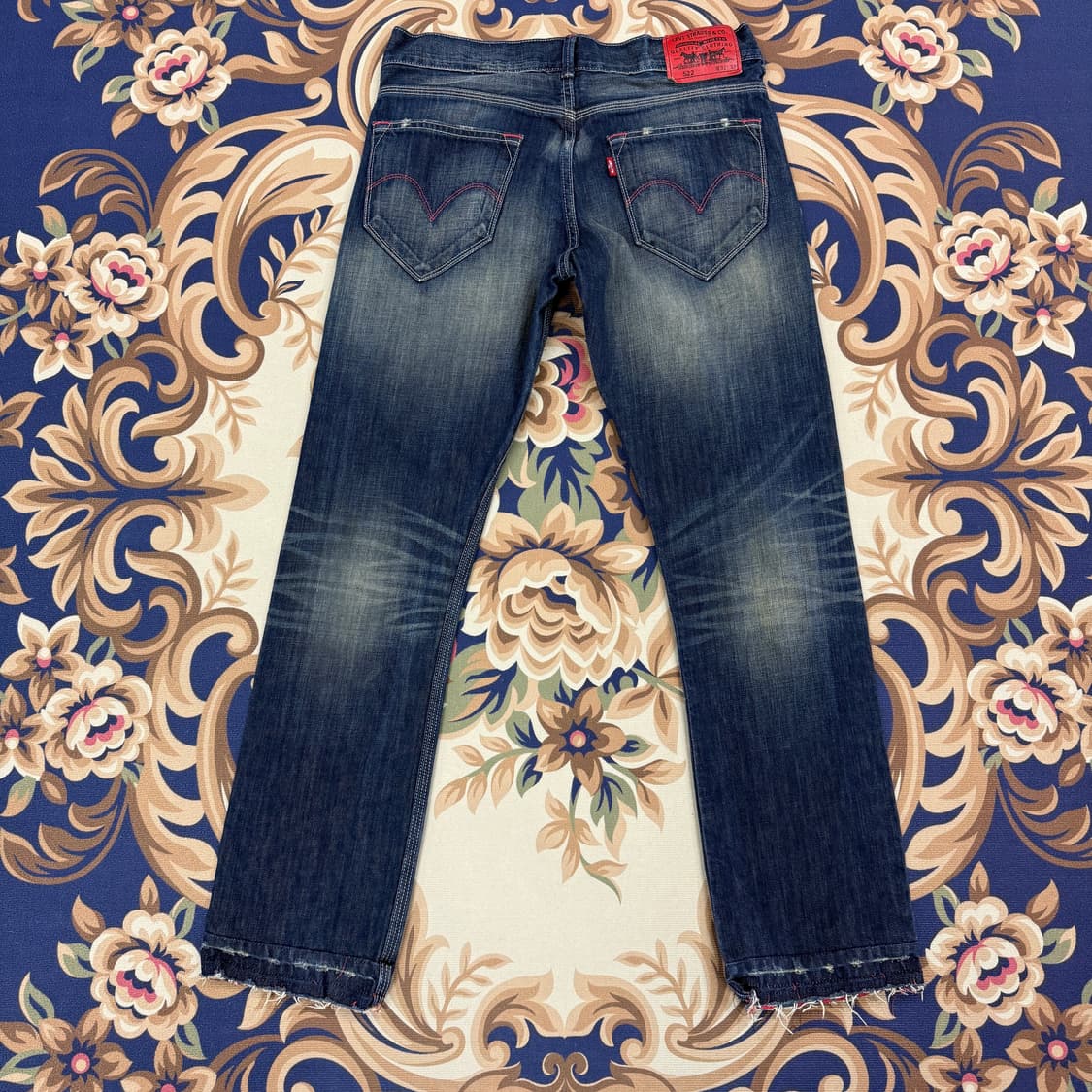 (32)리바이스 levis522 워싱 데님팬츠 상품이미지1